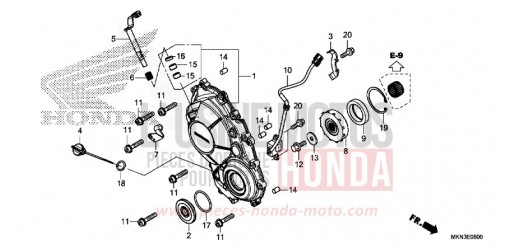 PANNEAU CARTER-MOTEUR D. CB650RAK de 2019